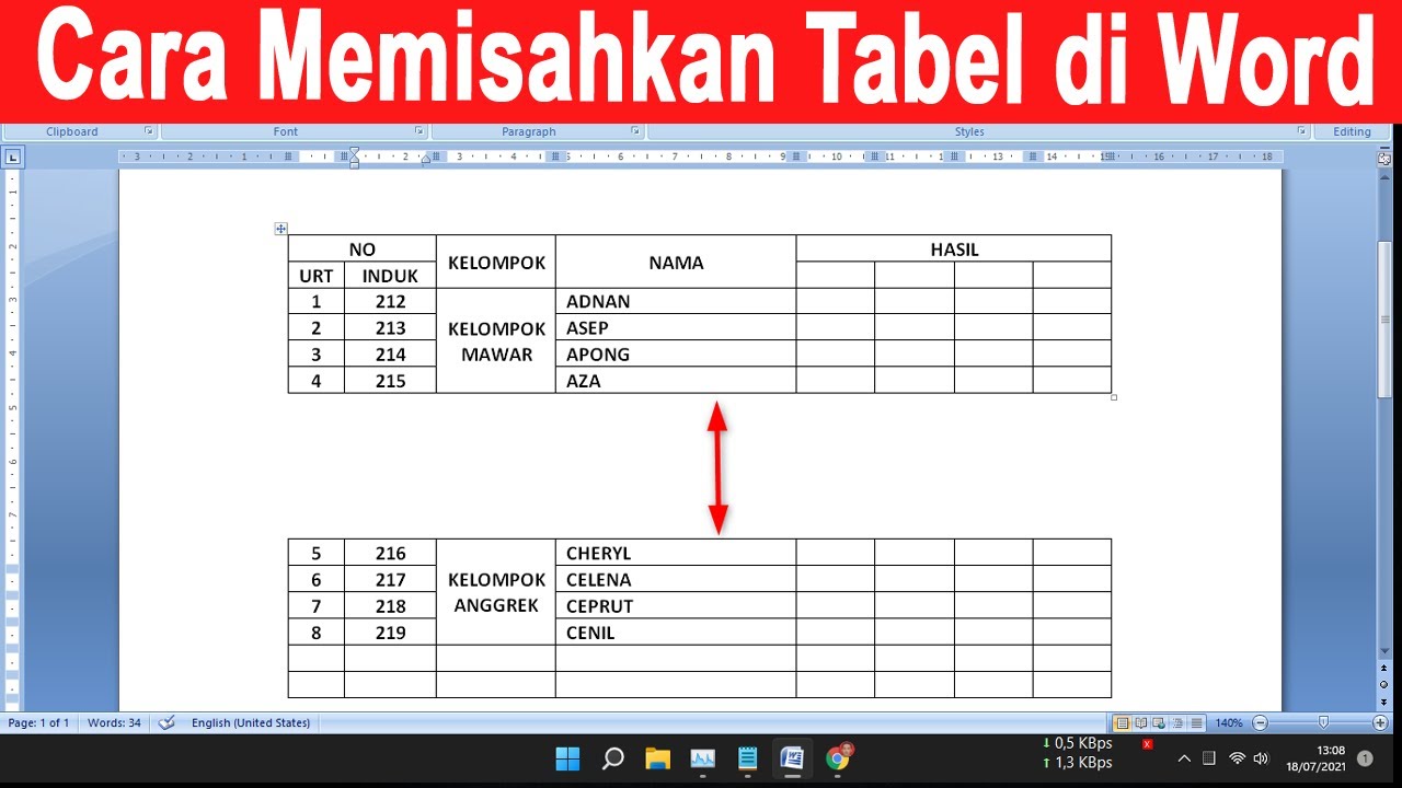 Akhirnya Terungkap! Cara Menggabungkan Tabel Terpisah di Word 2010, Dijamin Berhasil!