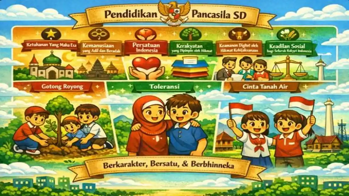 50 Prediksi Soal Ujian Sekolah Pendidikan Pancasila Kelas 6 SD Soal