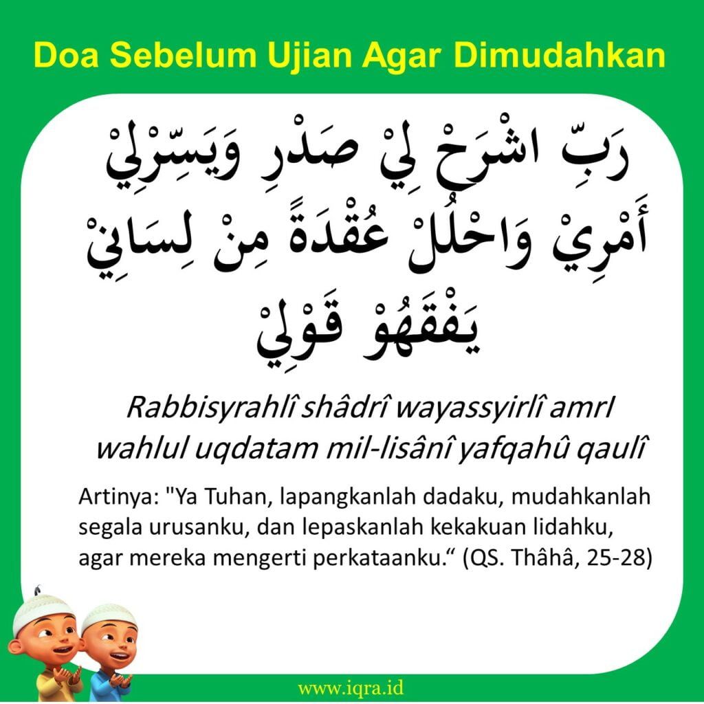 Doa Untuk Ujian Sekolah Dalchaebi