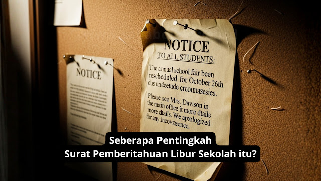Seberapa Pentingkah Surat Pemberitahuan Libur Sekolah Itu SABA BOLAK