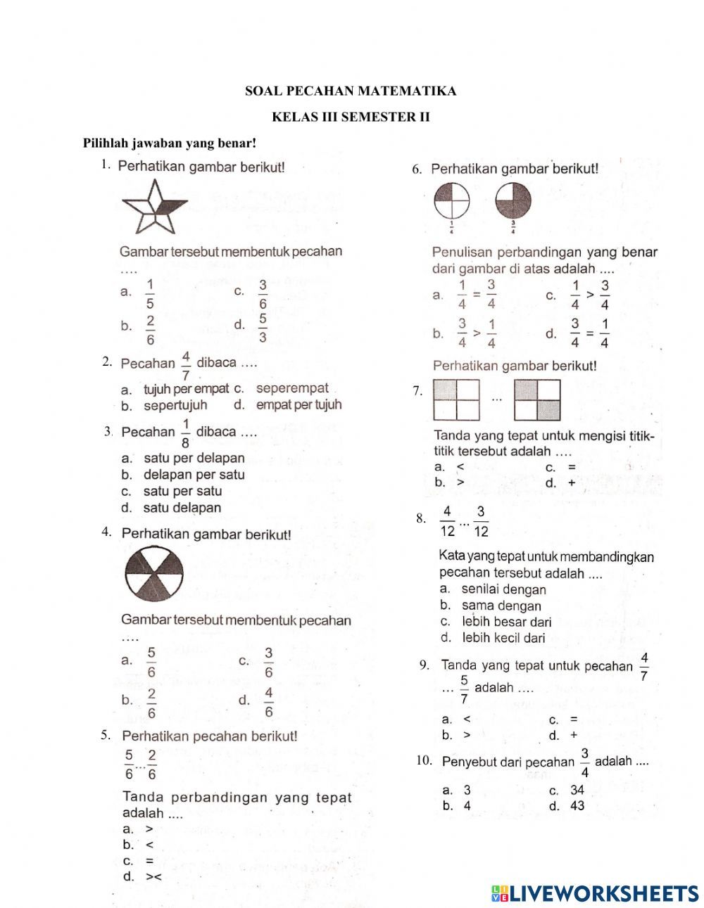Memahami Konsep Bilangan dan Operasi Hitung Contoh Soal Matematika Memahami Konsep Bilangan dan Operasi Hitung Contoh Soal Matematika