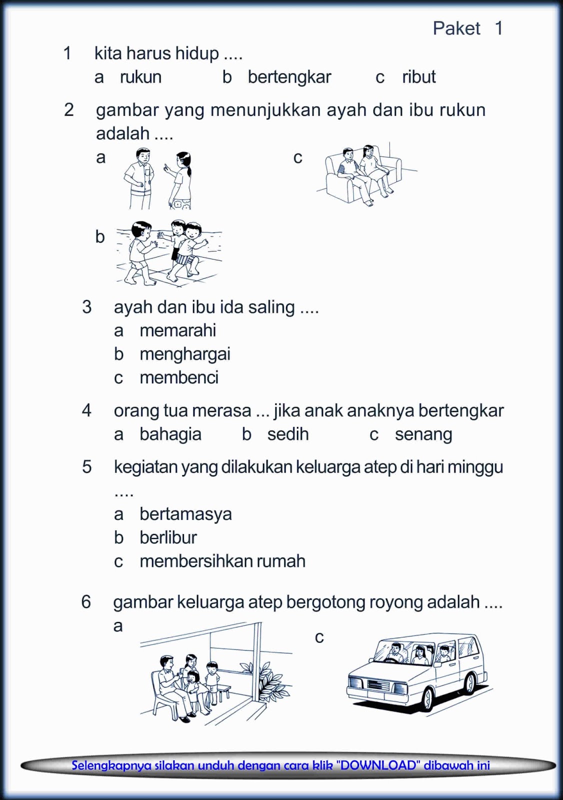 Ternyata 5 Soal PKN Kelas 4 Semester 1 yang Wajib Dikuasai Siswa