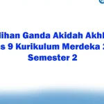 soal akidah akhlak kelas 9 semester 2 dan kunci jawaban