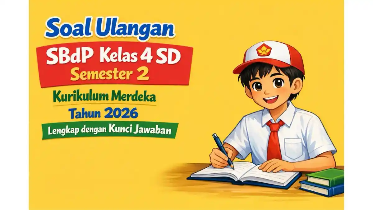3 Rahasia Bank Soal UTS SBdP Kelas 4 Semester 2 K13 ala Hanapi Bani Terbukti Efektif 2026 3 Rahasia Bank Soal UTS SBdP Kelas 4 Semester 2 K13 ala Hanapi Bani Terbukti Efektif 2026
