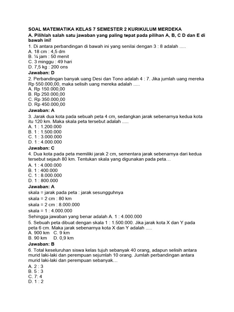 5 Fakta Penting Soal PTS Kelas 7 Semester 2 yang Jarang Diketahui Siswa 5 Fakta Penting Soal PTS Kelas 7 Semester 2 yang Jarang Diketahui Siswa