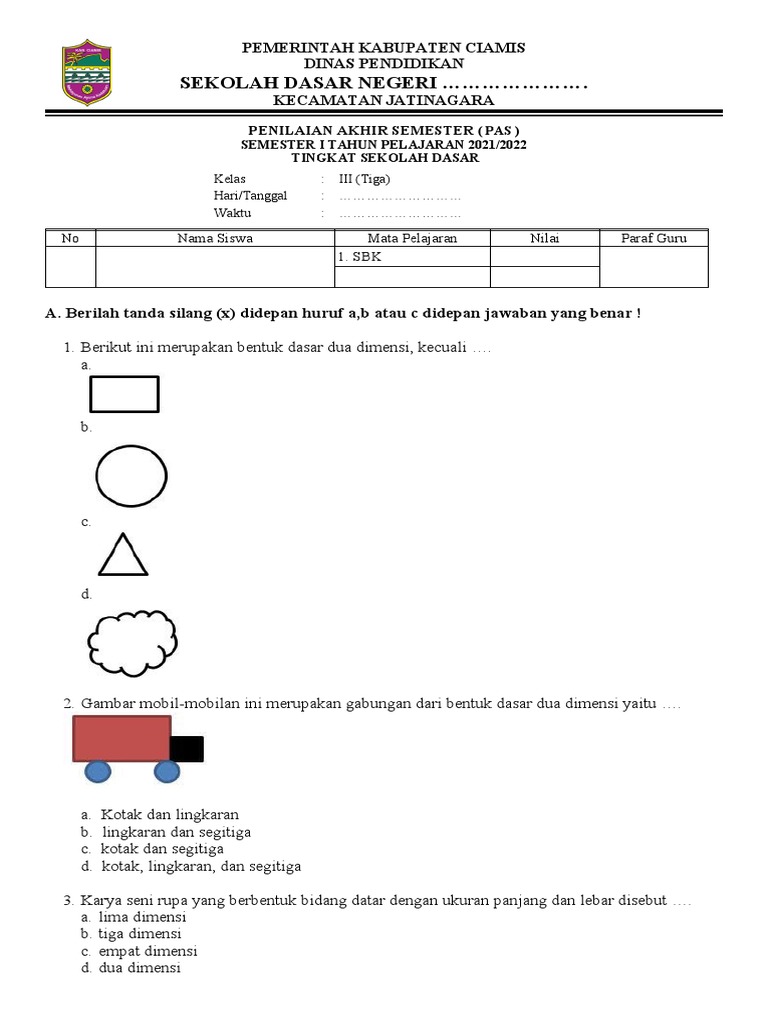 5 Fakta Wajib Tahu Sebelum Download Contoh Soal SD SBK Kelas 3 Semester 2 yang Tepat 5 Fakta Wajib Tahu Sebelum Download Contoh Soal SD SBK Kelas 3 Semester 2 yang Tepat
