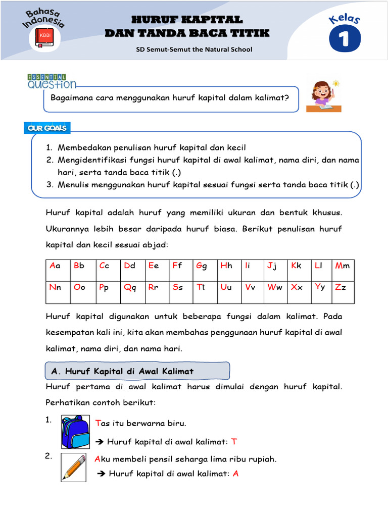 5 Latihan Contoh Soal Huruf Kapital Kelas 2 SD yang Jarang Diketahui Guru dan Orang Tua 5 Latihan Contoh Soal Huruf Kapital Kelas 2 SD yang Jarang Diketahui Guru dan Orang Tua