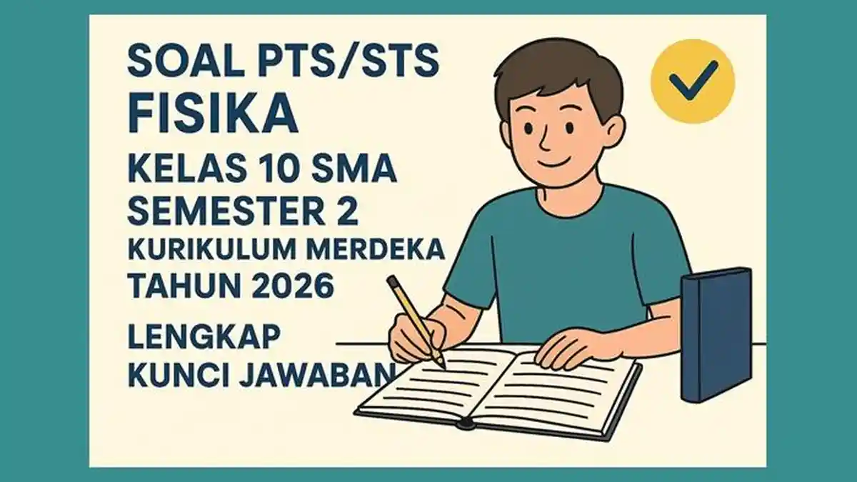 Soal PTS STS Fisika Kelas 10 SMA Semester 2 Kurikulum Merdeka Tahun