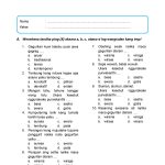 5 Soal Bhs Jawa Kelas 3 SD Format Word Siap Cetak Bisa Download Free Sekarang