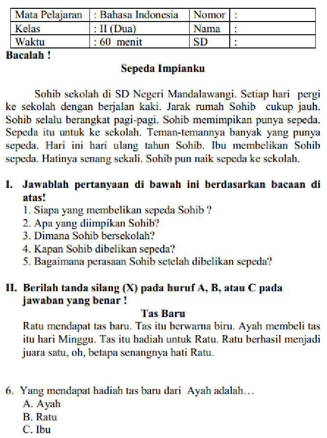 7 Latihan Soal Bahasa Indonesia Kelas 7 Semester 2 yang Wajib Dikuasai Sebelum Ujian 2026 7 Latihan Soal Bahasa Indonesia Kelas 7 Semester 2 yang Wajib Dikuasai Sebelum Ujian 2026