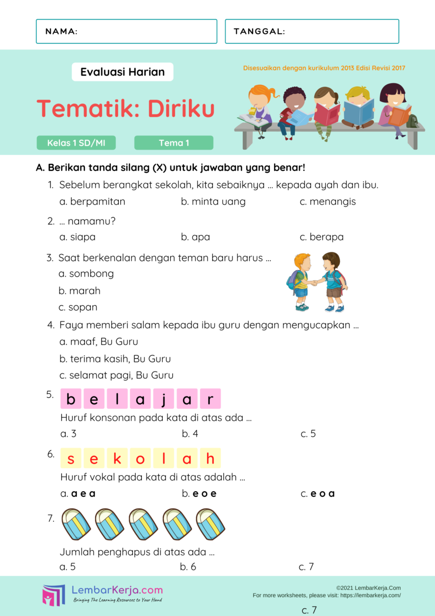 Download 7 Contoh Soal Tema 5 Sub Tema 1 Kelas 3 Terbaru 2026 dan Kunci Jawaban Download 7 Contoh Soal Tema 5 Sub Tema 1 Kelas 3 Terbaru 2026 dan Kunci Jawaban