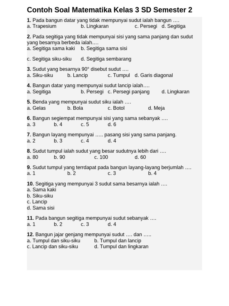 7 Cara Download Contoh Soal SD Kelas 3 Semester 2 yang Ternyata Bikin Anak Makin Jago Ujian 7 Cara Download Contoh Soal SD Kelas 3 Semester 2 yang Ternyata Bikin Anak Makin Jago Ujian