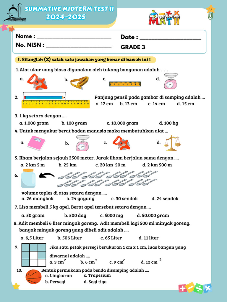 Download kumpulan soal gratis kelas 3 sd mi untuk OMI Kemenag 2026, Rahasia Lulus Mudah