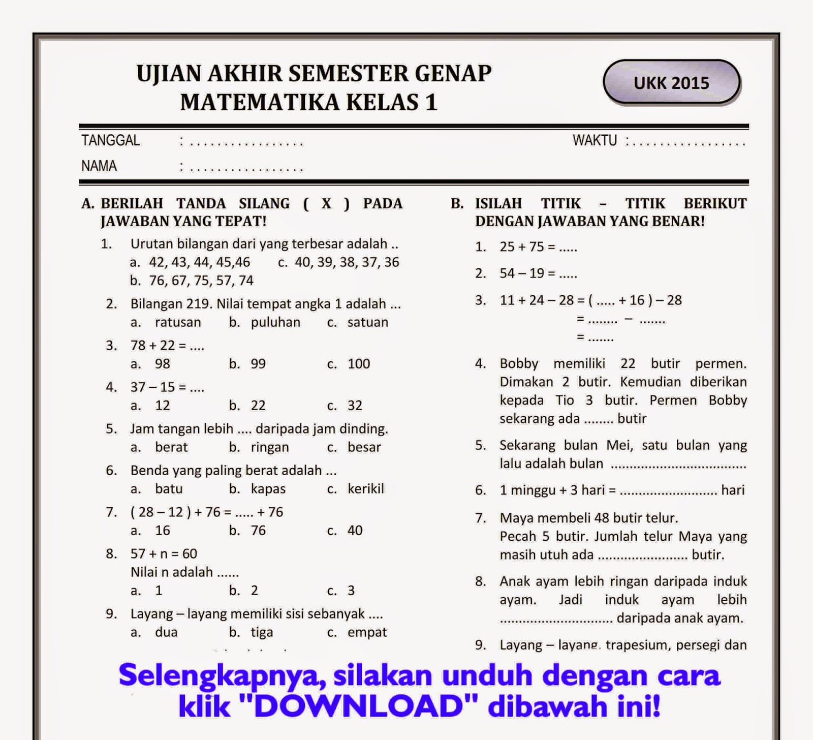 Menguasai Matematika Kelas 4 SD Semester 1 Kurikulum 2013 Panduan