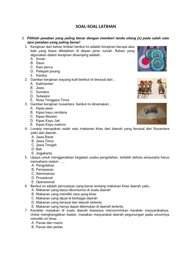 Hati-hati Salah Jawab, Ini Bocoran Soal Pilihan Ganda KWU Kelas 12 Bab 4 Terbaru Hati-hati Salah Jawab, Ini Bocoran Soal Pilihan Ganda KWU Kelas 12 Bab 4 Terbaru