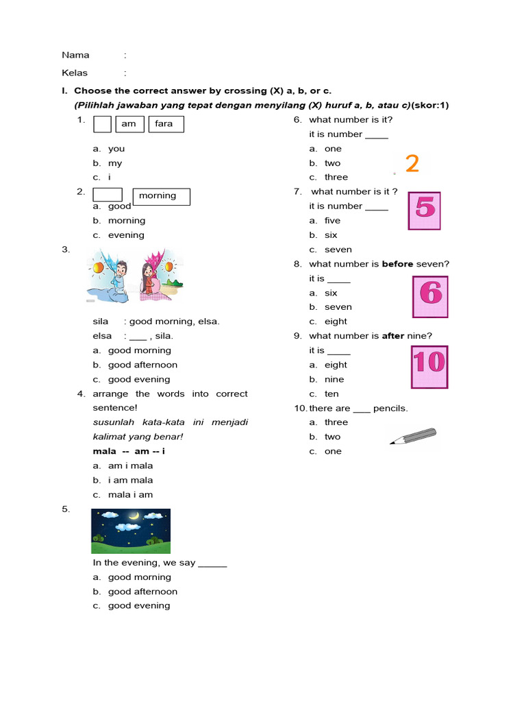 Rahasia Lulus Soal Bahasa Inggris Kelas 1 UTS Genap Tahun 2019 yang Wajib Tahu Rahasia Lulus Soal Bahasa Inggris Kelas 1 UTS Genap Tahun 2019 yang Wajib Tahu