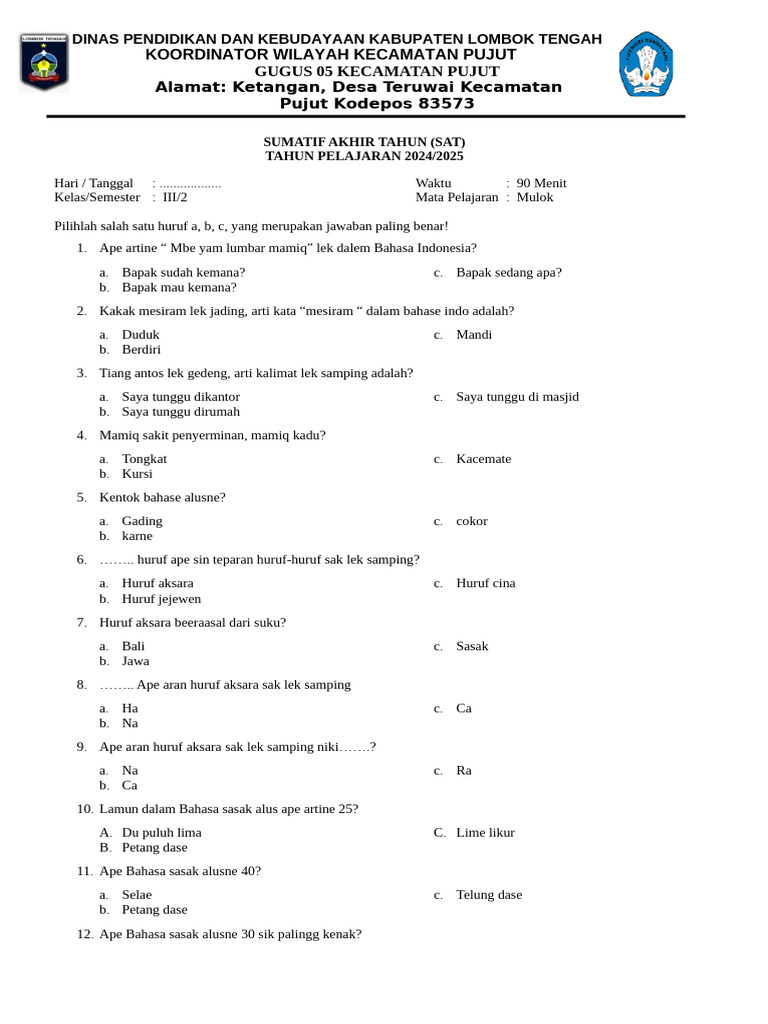 Rahasia Nilai Sempurna dengan Latihan Soal Semester 2 Kelas 3 SD Semua Mata Pelajaran Rahasia Nilai Sempurna dengan Latihan Soal Semester 2 Kelas 3 SD Semua Mata Pelajaran