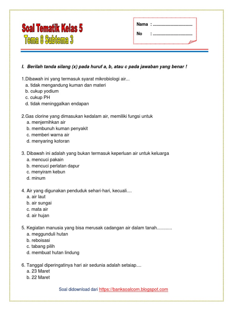 Rahasia Skor Soal Semester 8 Subtema 3 Kelas 5 SD YouTube Terbukti Sangat Akurat