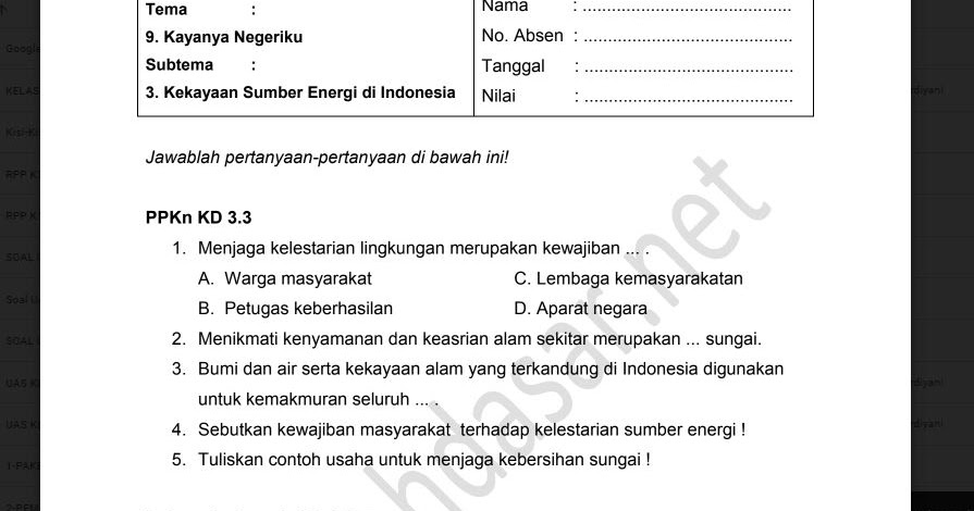 Rahasia Sukses Belajar soal pilihan ganda kelas 4 tema 9 tema 1 yang Wajib Tahu Rahasia Sukses Belajar soal pilihan ganda kelas 4 tema 9 tema 1 yang Wajib Tahu