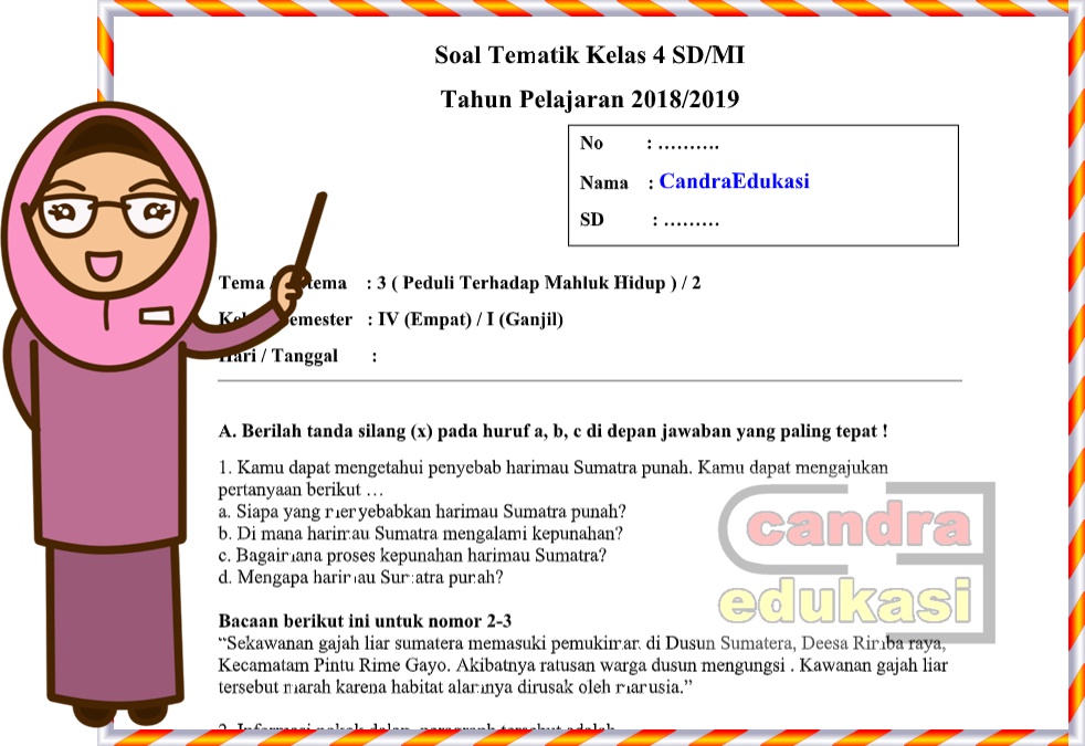 Rahasia Sukses Menjawab Soal Pilihan Ganda Kelas 4 Tema 3 Subtema 2 Ternyata Mudah Sekali