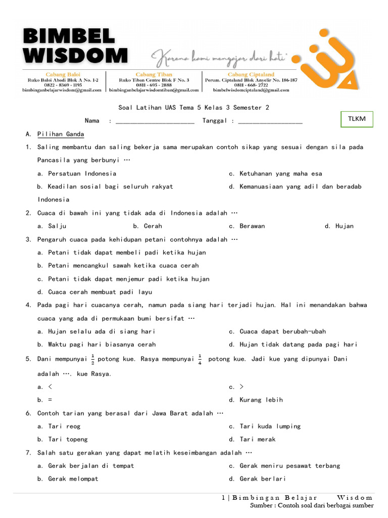 Rahasia Sukses Menjawab Soal Semester 2 Kelas 3 Tema 5 Agar Nilai Langsung Melonjak Rahasia Sukses Menjawab Soal Semester 2 Kelas 3 Tema 5 Agar Nilai Langsung Melonjak