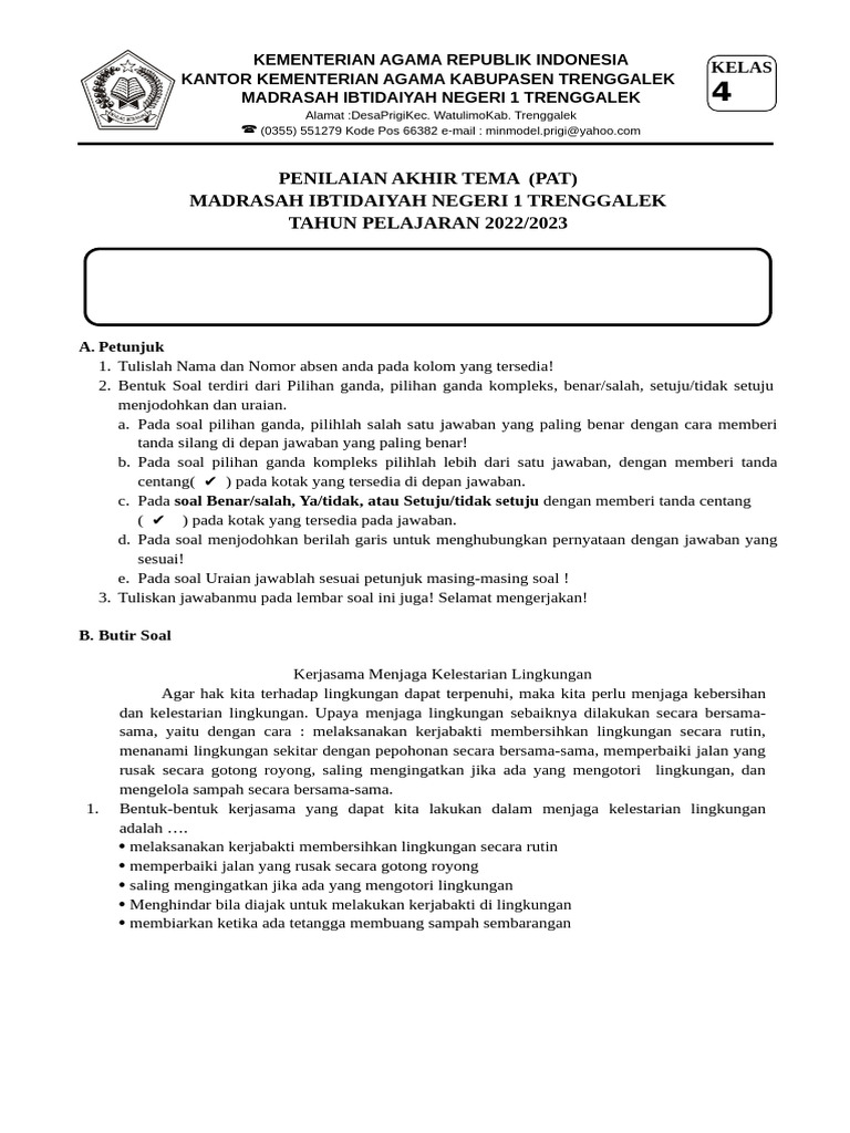 Ternyata Ini Rahasia Menjawab Soal Pilihan Ganda Kelas 4 Tema 9 dengan Sangat Mudah Ternyata Ini Rahasia Menjawab Soal Pilihan Ganda Kelas 4 Tema 9 dengan Sangat Mudah