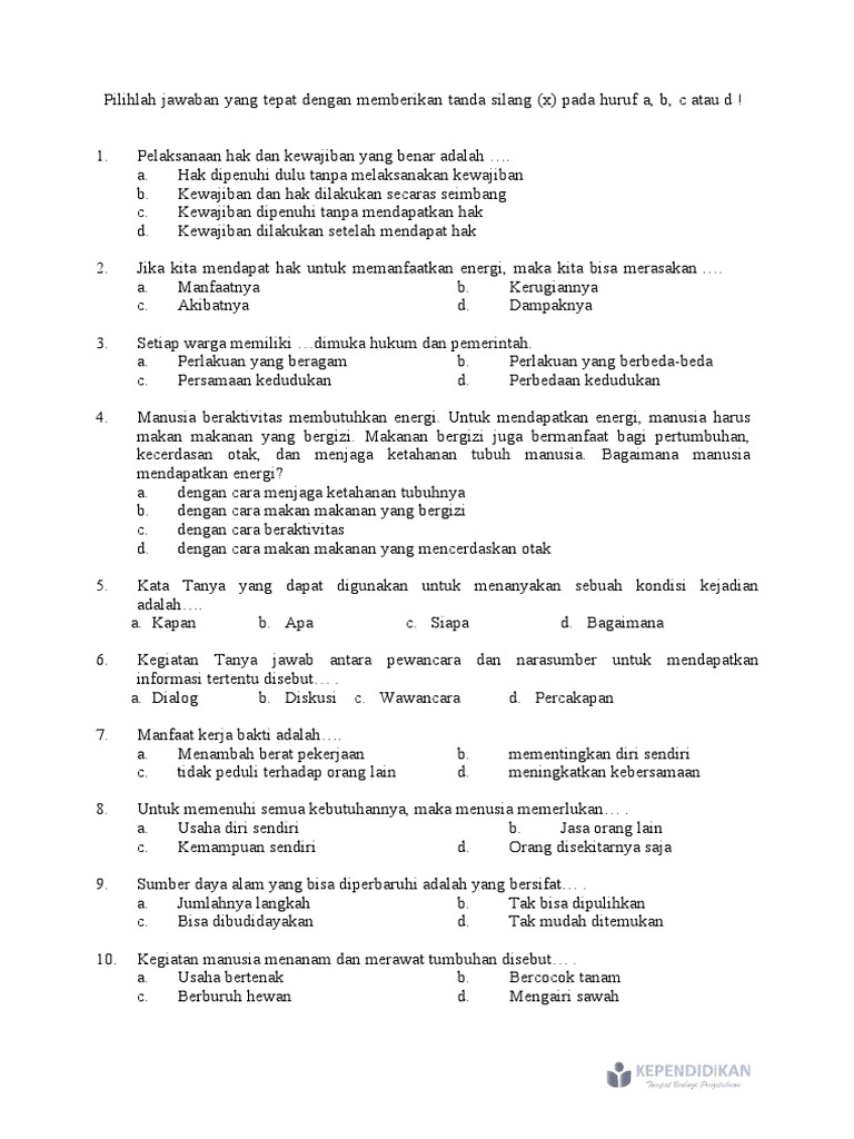 Wajib Tahu Link soal tema 9 kelas 4 revisi 2017 pdf download untuk Persiapan Ujian Wajib Tahu Link soal tema 9 kelas 4 revisi 2017 pdf download untuk Persiapan Ujian